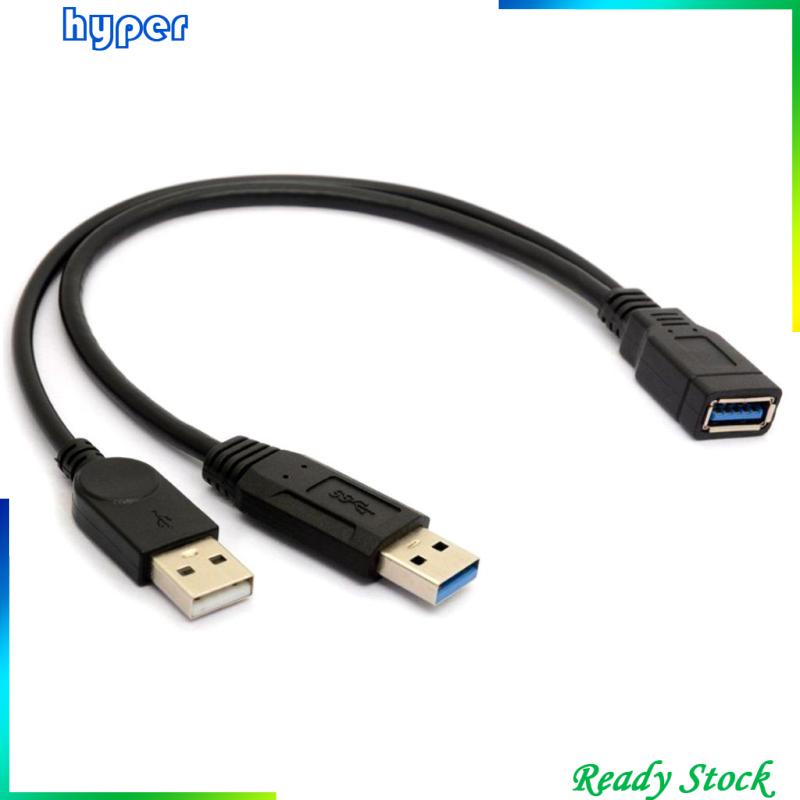 Dây Cáp Chữ Y Chuyển Đổi Dữ Liệu Mở Rộng Usb Female Sang Dual Usb Male