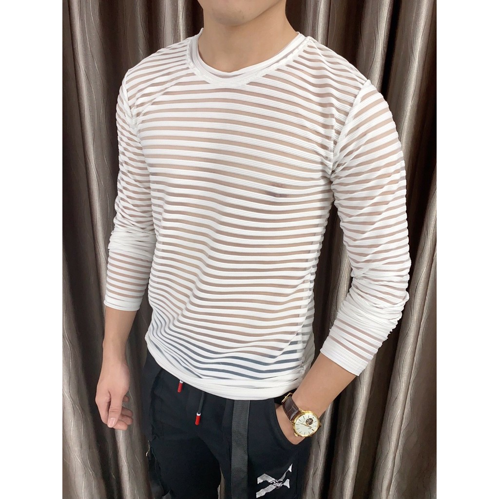 Áo thun lưới nam tay dài  mẫu độc lạ | BigBuy360 - bigbuy360.vn
