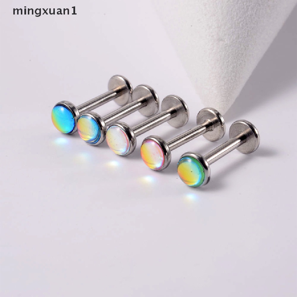 Khuyên xỏ sụn tai / cơ thể 16g tùy chọn màu sắc