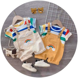Sét yếm cầu vồng quảng châu nhiều màu cho bé