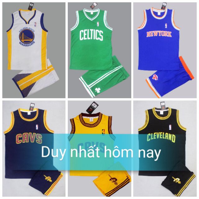 Bộ quần áo bóng rổ trẻ em NBA, NEWYORK HOT nhất 2019, Bóng rổ cho trẻ em; Quần áo bóng rổ nam nữ