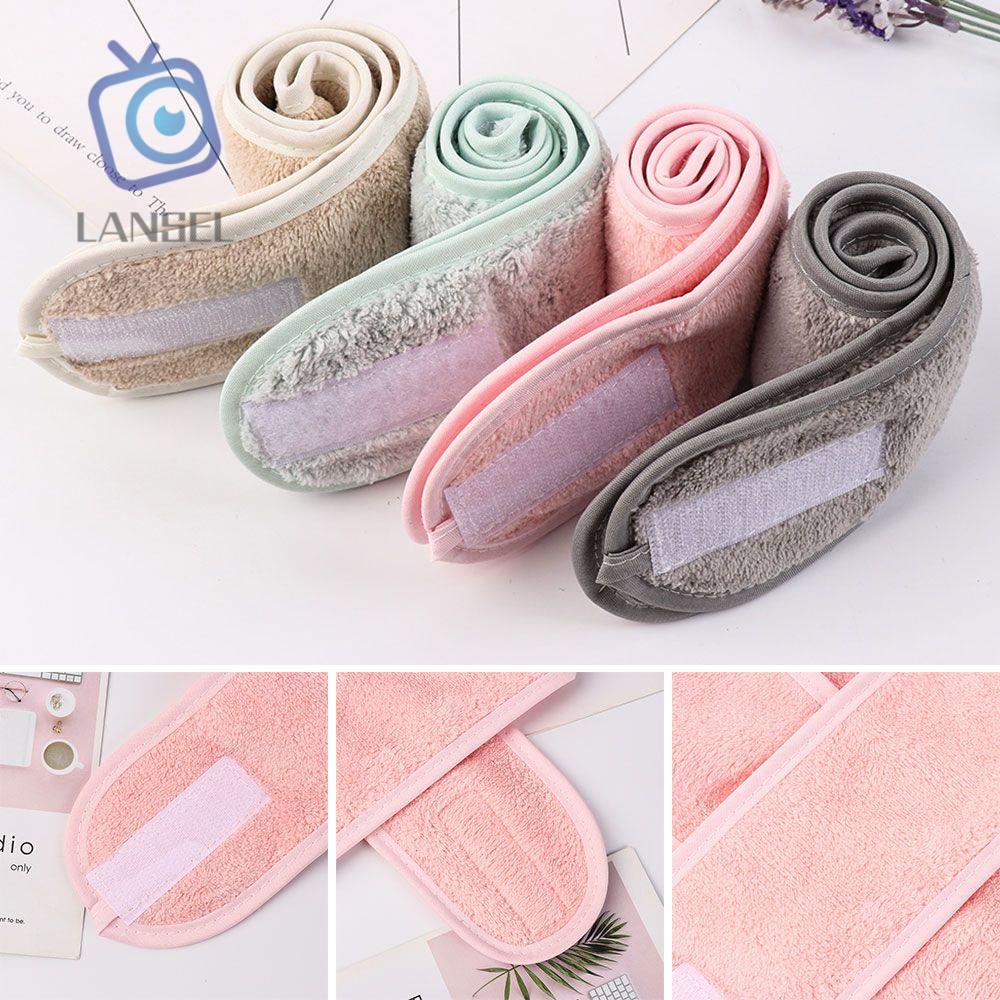 Băng đô gai dán mềm mại co giãn điều chỉnh được nhiều màu sắc tùy chọn hỗ trợ trang điểm spa dành cho nữ