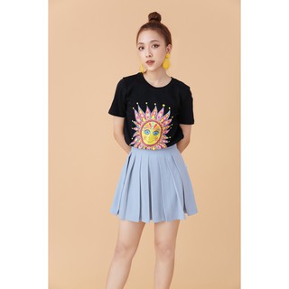 Chân váy xòe xếp ly 20AGAIN sản phẩm thiết kế trẻ trung năng động JXA2186