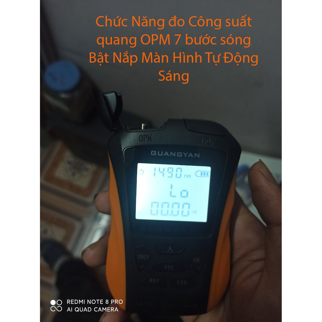 Máy đo công suất quang 5in1 Deep Light G8 đa chức năng
