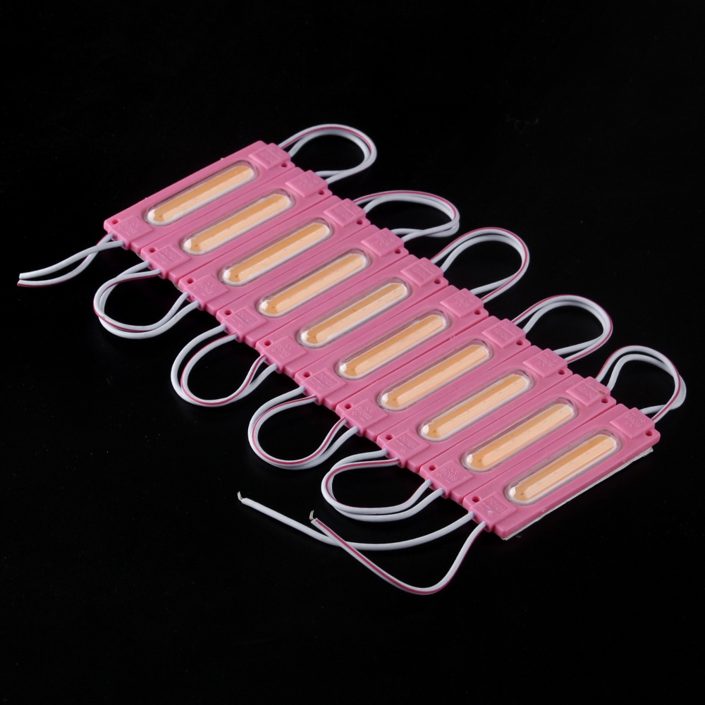 Set 10 Mô-đun đèn 6 LED 12V 24V đánh dấu bên hông siêu sáng cho xe buýt cảnh báo xe tải