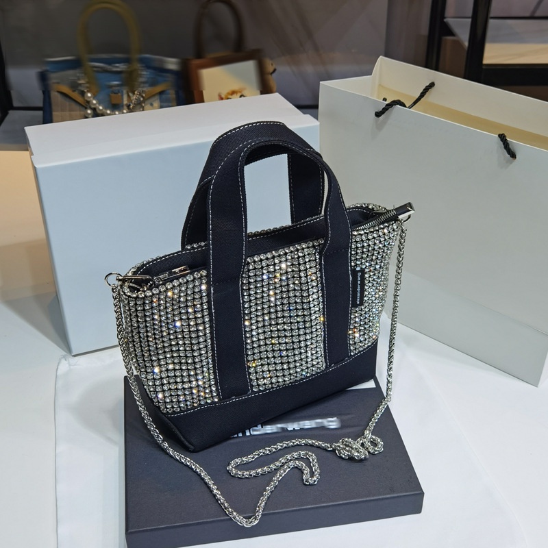 Túi Xách Đeo Vai Mini Đính Kim Cương Lấp Lánh Phong Cách Mới