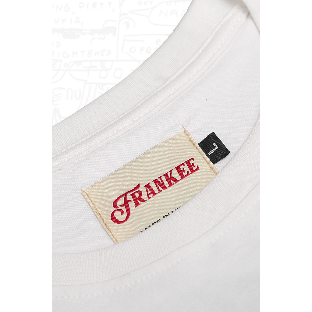 Áo thun oversize Frankee - Plain T-shirt - Trắng