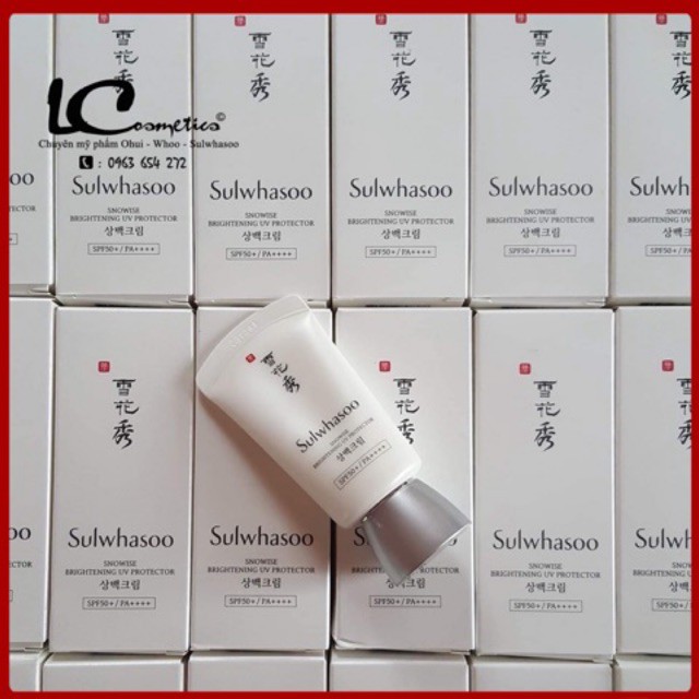 {Hàng chính hãng}  Kem chống nắng Sulwhasoo Snowise Brightening UV Protector SPF50+/PA++++ 20ml