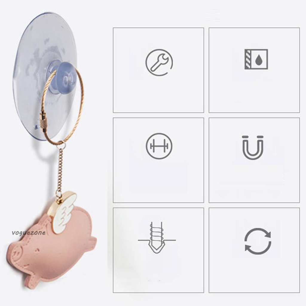 Bộ giác hút chân không treo đồ gắn tường đa năng tiện lợi dành cho phòng tắm nhà bếp