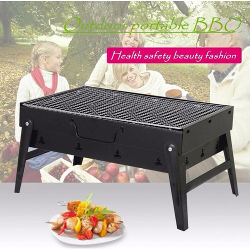 Bếp nướng than hoa ngoài trời vuông cao cấp BBQ T372