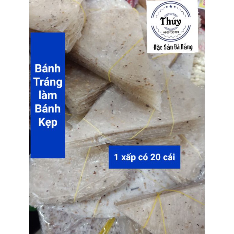 Bánh tráng gạo dừa làmbánh tráng kẹp bánh tráng nướng. 1 xấp 20 cái