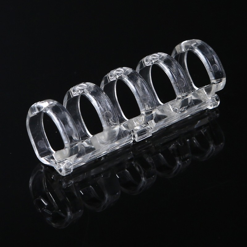 WMMB Five-hole Transparent Loose-leaf Plastic Binding Ring Punch Ring For Notebook