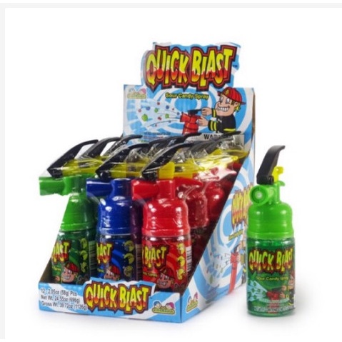 Kẹo Xịt Chua Bình Cứu Hỏa Quick Blast Mỹ