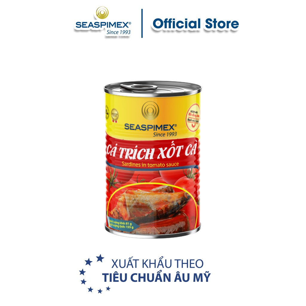 Mã BMBAU50 giảm 50K đơn 150K Cá trích xốt cà SEASPIMEX 155gr