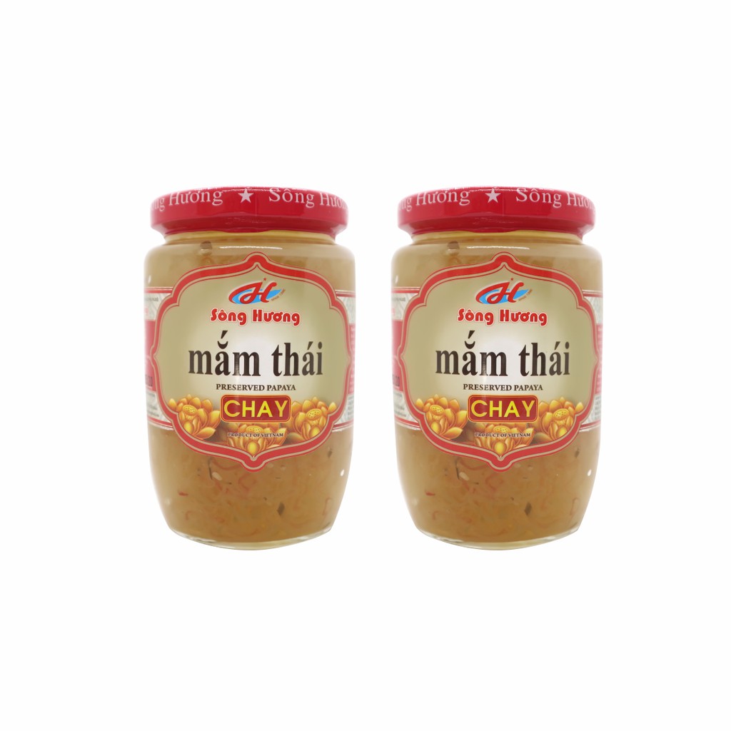 2 Hũ Mắm Thái Chay Sông Hương Foods Hũ 430g - Thực phẩm chay, cung cấp vitamin, tốt tiêu hóa