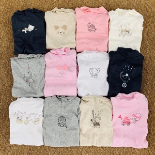 Set 5 body cổ 3 phân, size 3M -36M