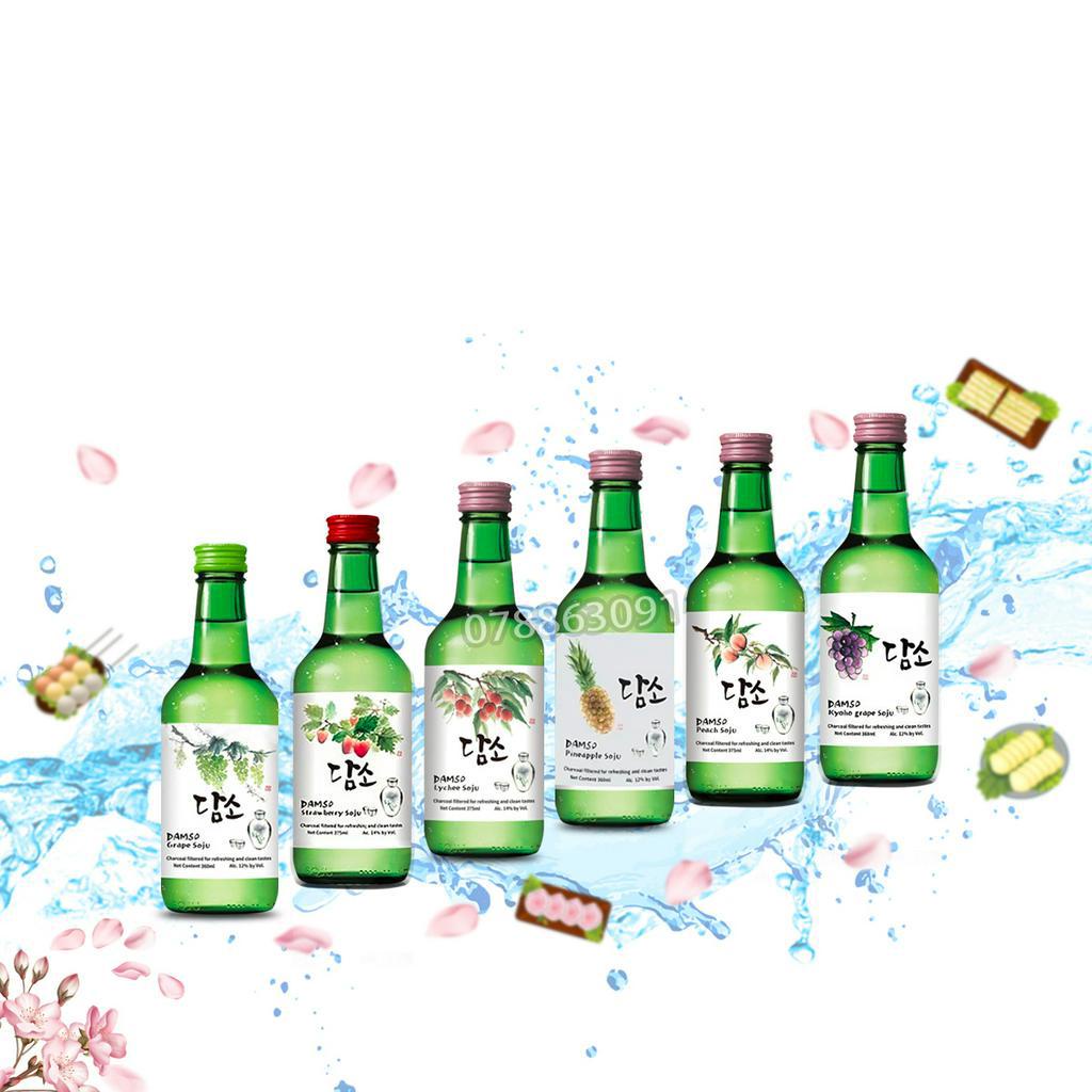 Nước Trái Cây Hàn Quốc Chai 360ml nhiều vị