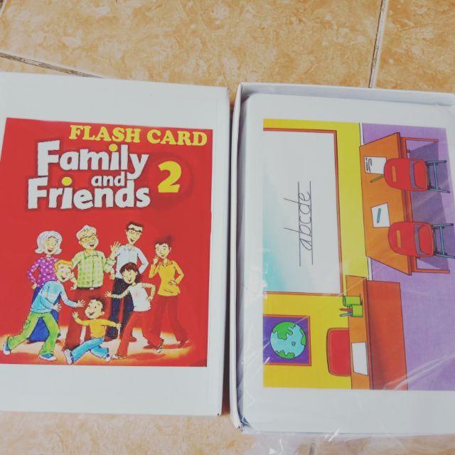 Flashcard family and friends 2 (1 mặt)