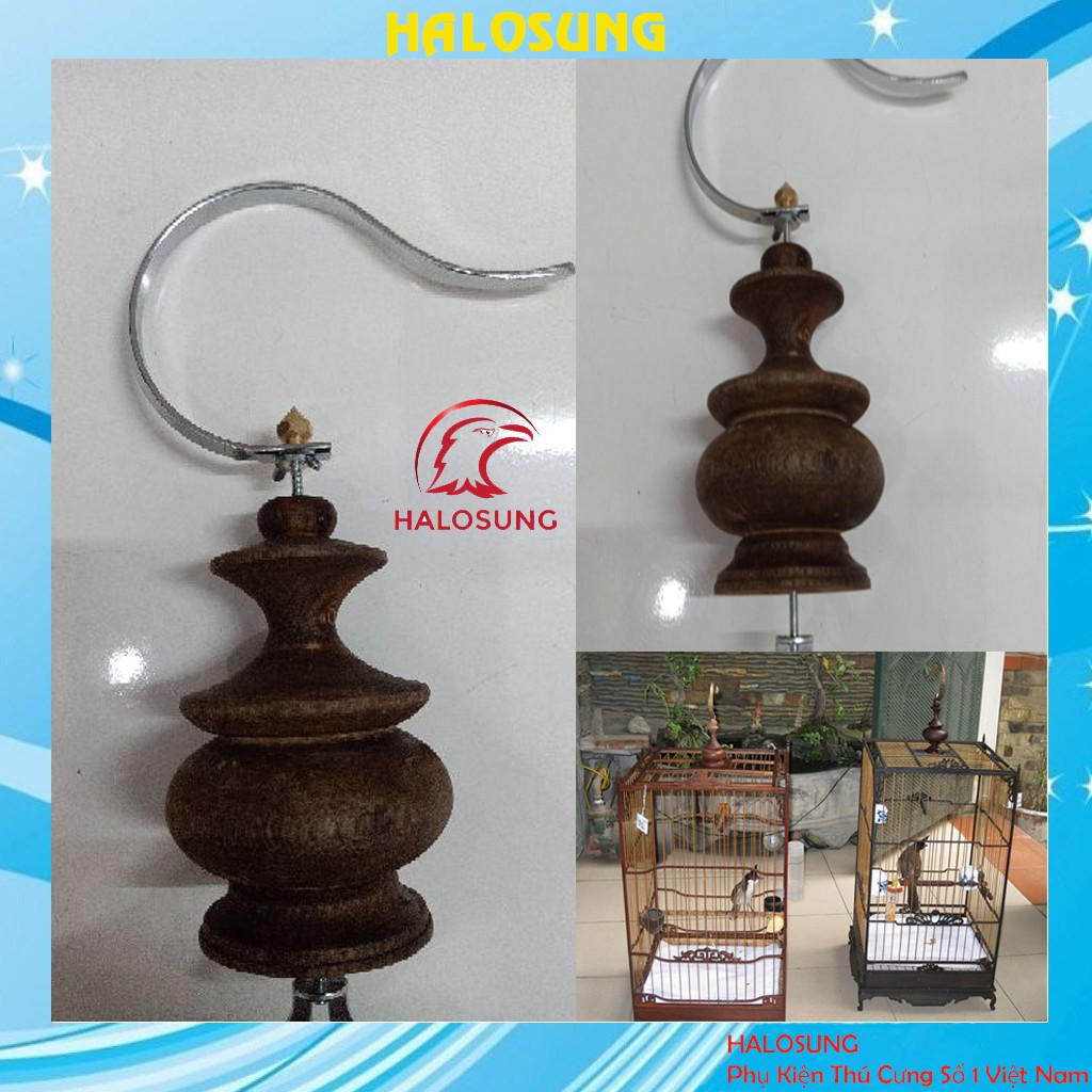 Móc lồng chim Halosung móc lồng chào mào phụ kiện lồng chim PK59