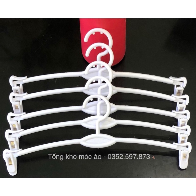 Móc treo quần áo-kẹp đồ lót-làm bằng chất liệu nhựa cao cấp- chuyên dùng cho shop thời trang, gia đình, cá nhân,...