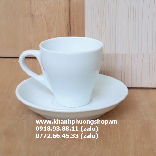 Tách cà phê espresso sứ minh long - ly cà phê espresso sứ minh long