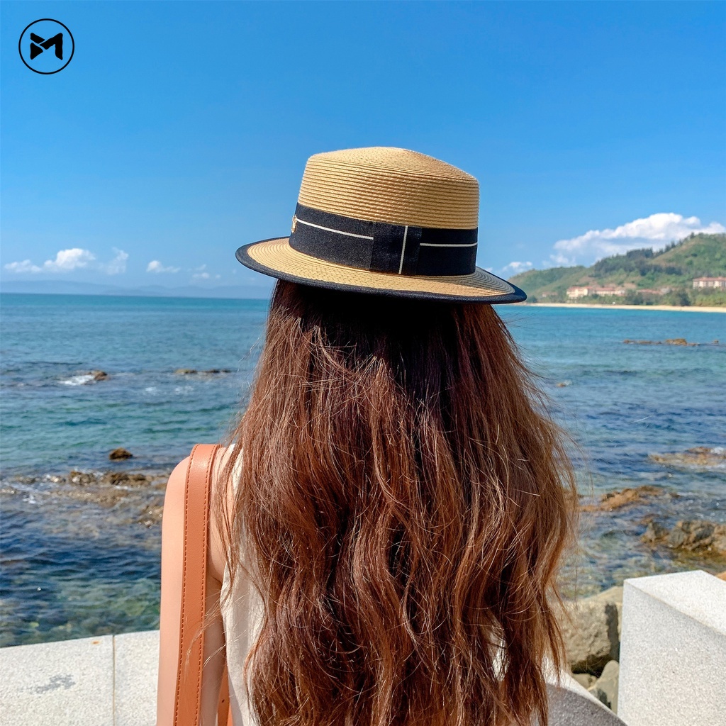 Nón Cói Rộng Vành Thoáng Khí Phong Cách Retro Thời Trang Cho Nữ 2022