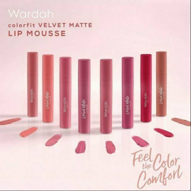 (Hàng Mới Về) Son Lì Wardah Chất Son Mịn Như Nhung