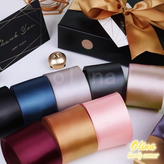 Cuộn dây ruy băng satin rộng 5m dùng gói quà handmade