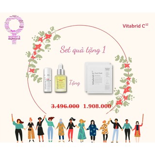 Quà tặng 8/3 mua 1 bột Vitamin C và 1 Serum Peptibrid tặng 2 miếng mặt nạ Peptibrid