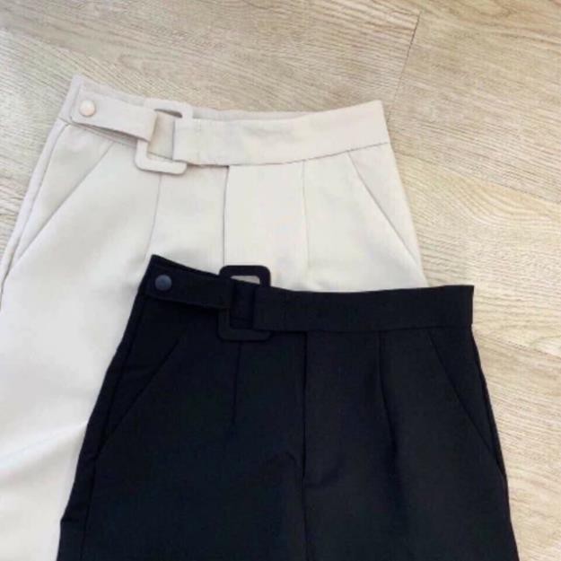 Quần baggy công sở nữ kèm đai bọc siêu Hot | BigBuy360 - bigbuy360.vn