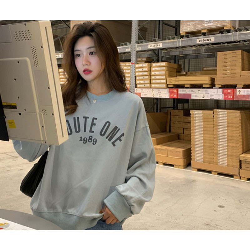 Áo Sweater Mỏng Dáng Rộng Cỡ Lớn Thiết Kế Cá Tính Hợp Thời Trang