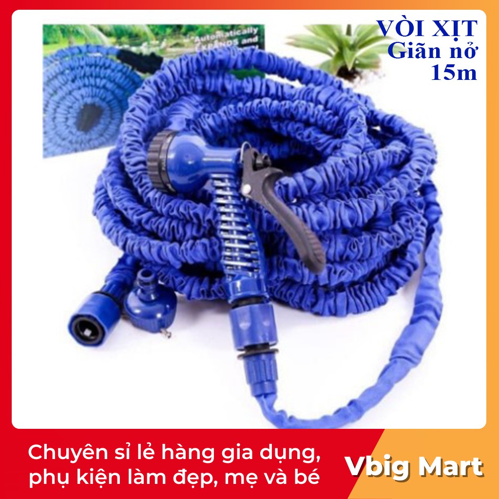 Vòi Xịt Giãn Nở 3 Lần 15m 2020 Vbig Mart