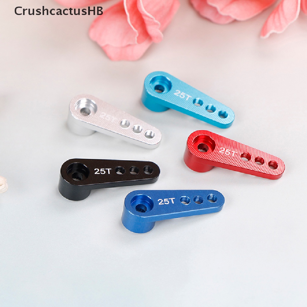 [CrushcactusHB] Titanium 25T aluminum steering servo horn arm for RC1:8 1:10 model car Hot Sell
