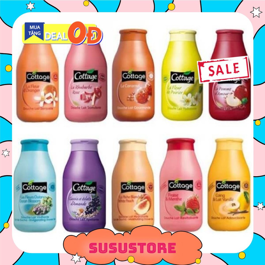 (Susustore) Sữa Tắm Cottage 250ml - Về Nhiều Mùi Có Sẵn