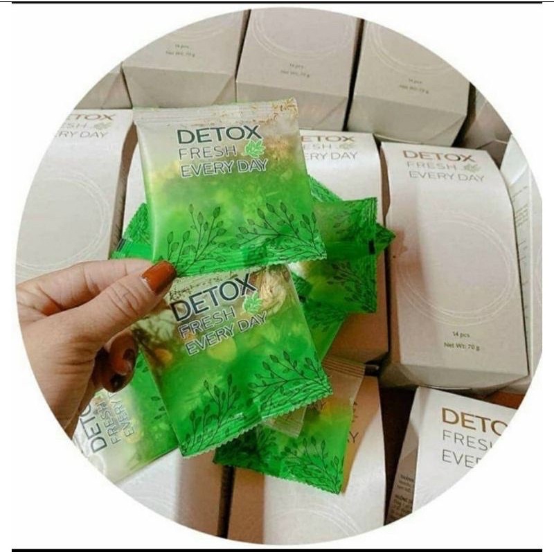 Set 5 gói Trà hoa thải độc Go_detox Fresh Every day