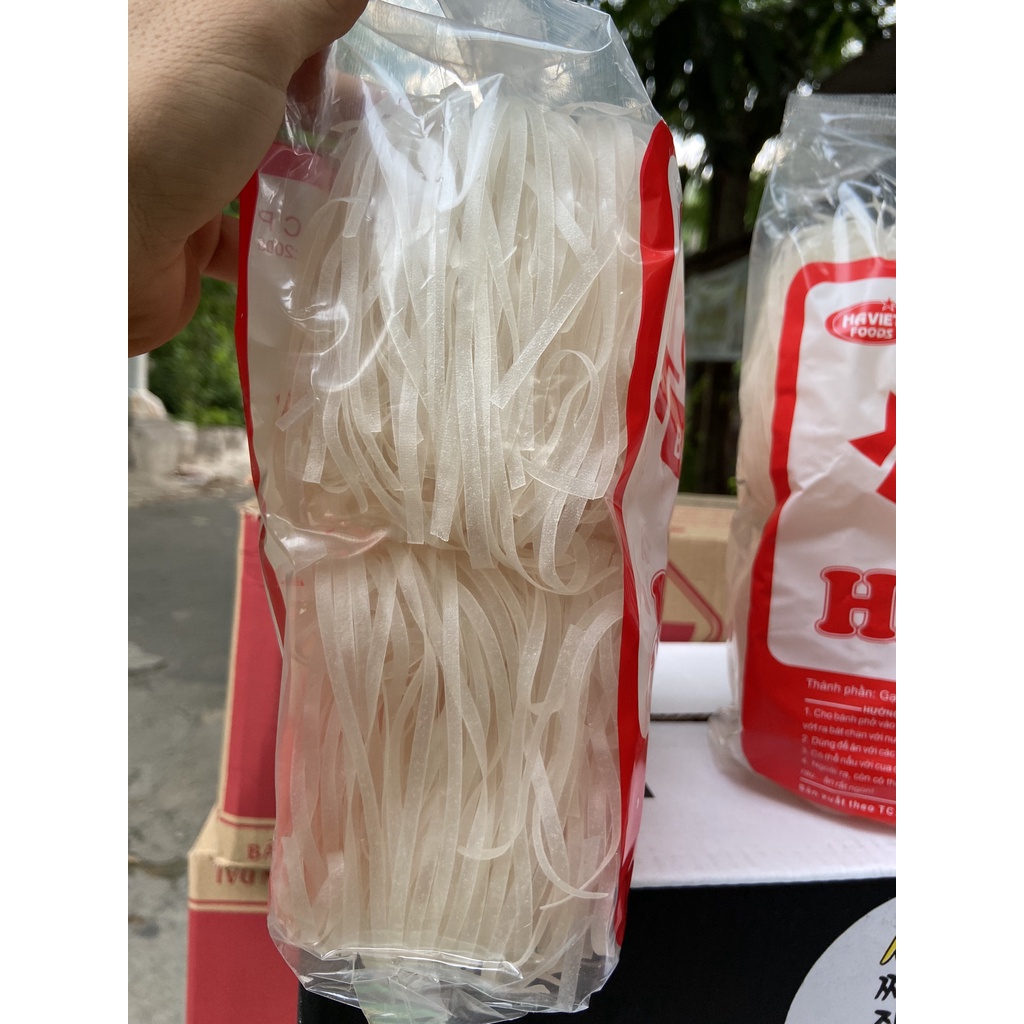 BÁNH PHỞ KHÔ SẠCH HÀ VIỆT FOODS 500G