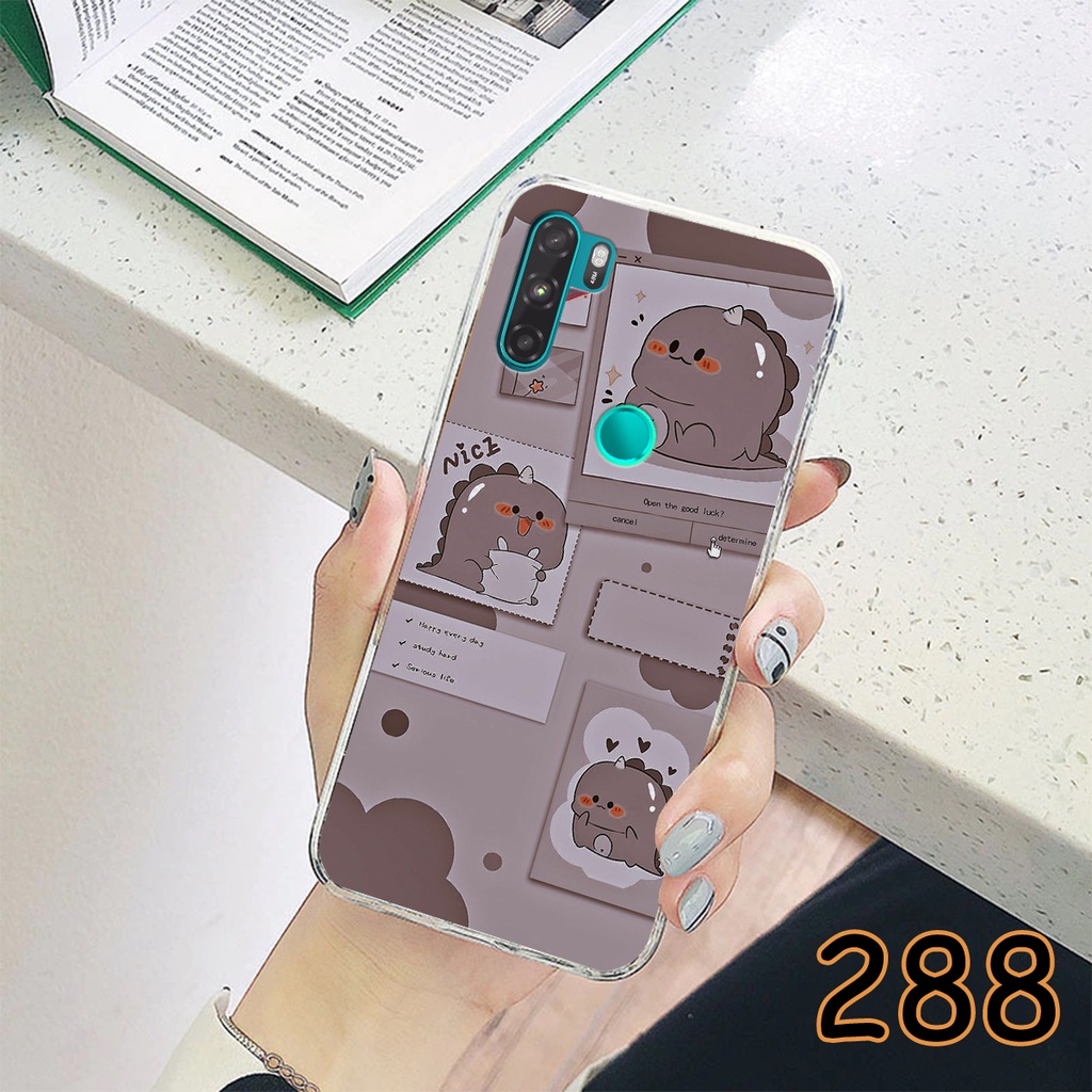 Ốp lưng Vsmart Active 1 - Active 1 Plus - Active 3 - Ốp Vsmart in hình khủng long DinoCute