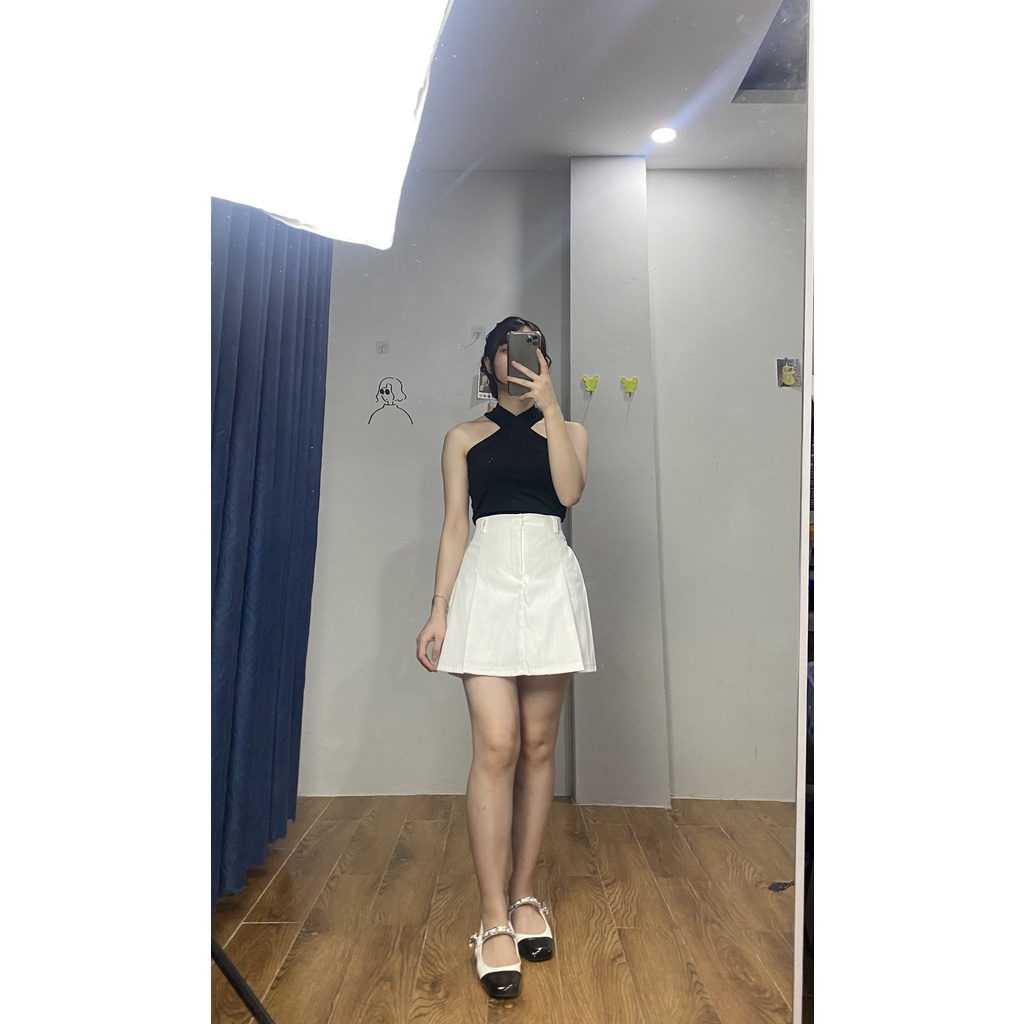 Quần giả váy chất kaki có lót trong , chân váy BimStore CV02