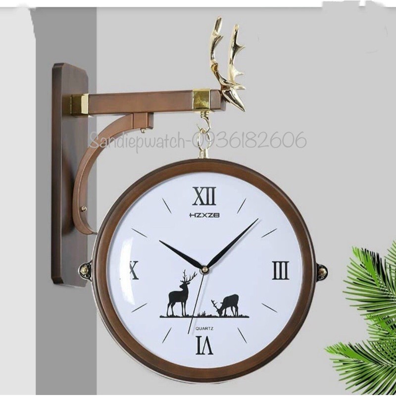 ĐỒNG HỒ TREO TƯỜNG HAI MẶT