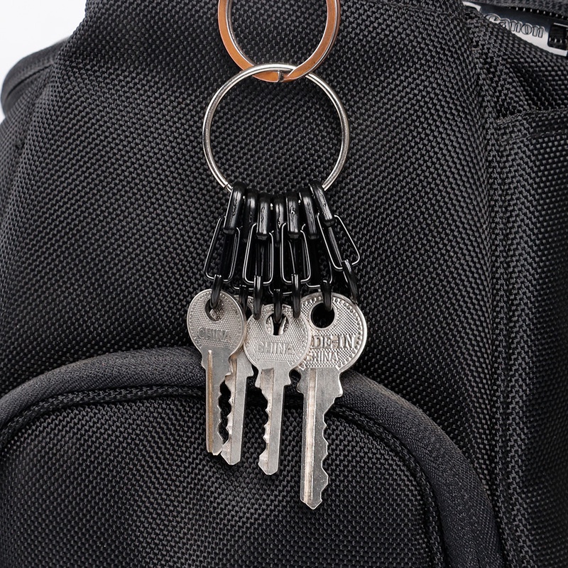 Bộ 5 Móc Khóa Hợp Kim Mini Hình Chữ D