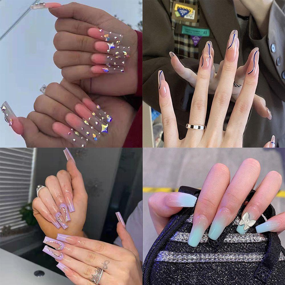 Hộp 1 / 24 Móng Tay Giả Chất Lượng Cao