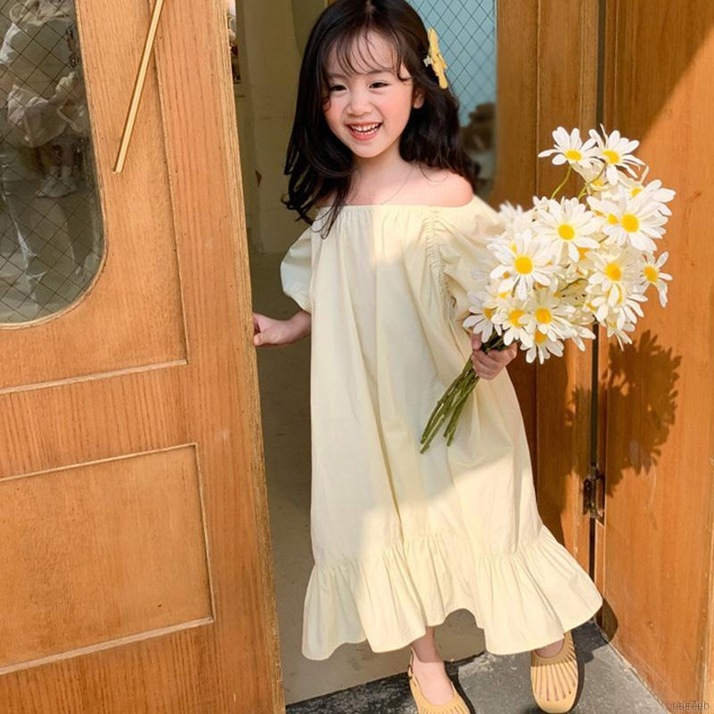 Váy mùa hè có diềm xếp nếp ngọt ngào đang yêu phong cách Hàn Quốc dành cho nữ