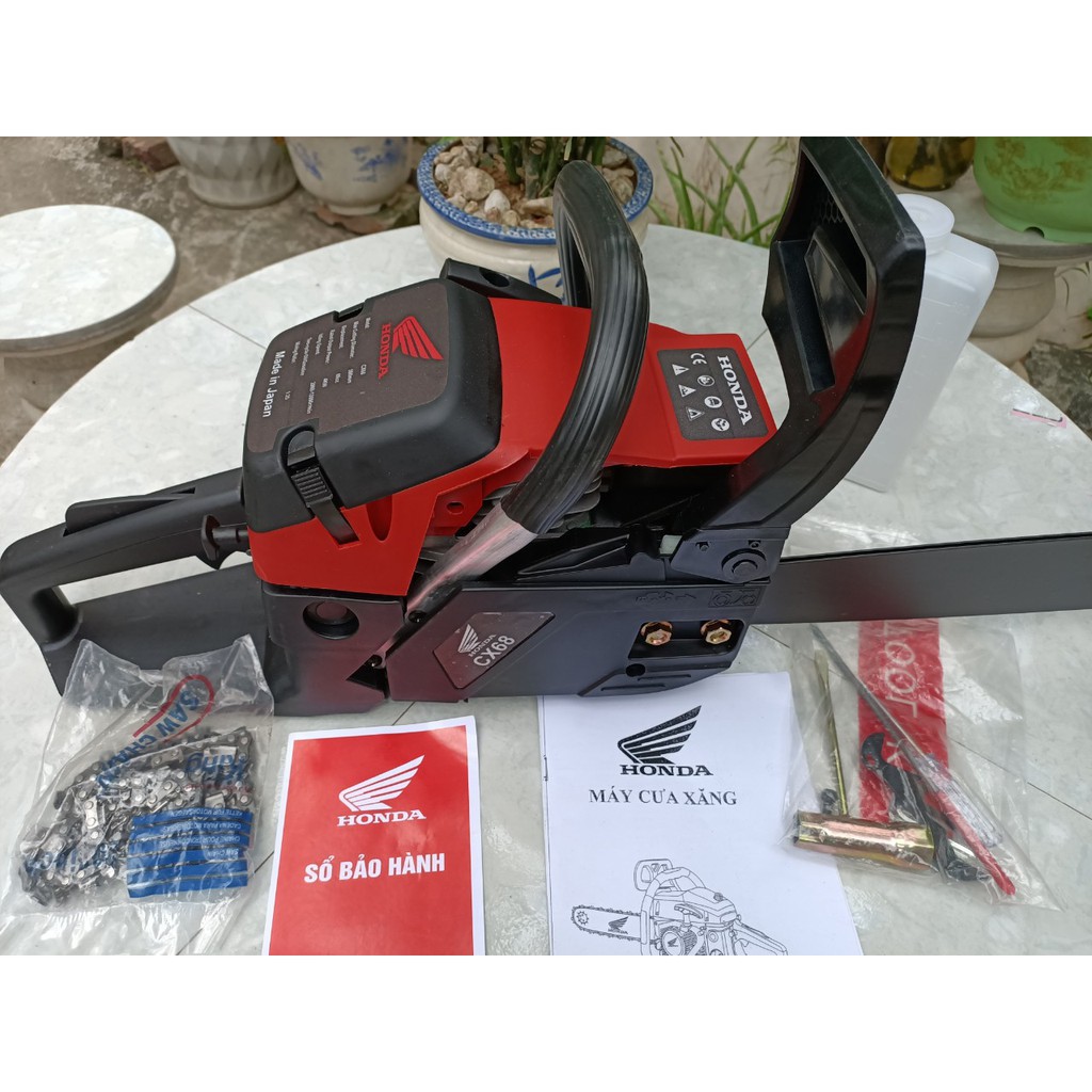 Máy cưa xích chạy xăng CX68 Honda 68cc cưa gỗ làm vườn