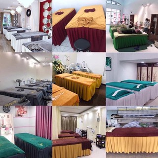 (CÓ THÊU LOGO)(Thiết kế miễn phí) KHĂN TRẢI GIƯỜNG, KHĂN ĐẮP NGƯỜI, KHĂN TẮM CHO SPA