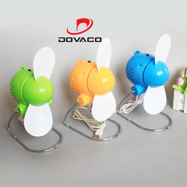 Quạt Con Cóc Mini Siêu Mát, Cắm Cổng USB 5V Hoặc Dùng Pin Tiểu AA | BigBuy360 - bigbuy360.vn