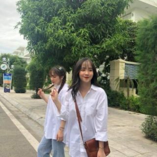 SƠ MI TRẮNG OVERSIZE