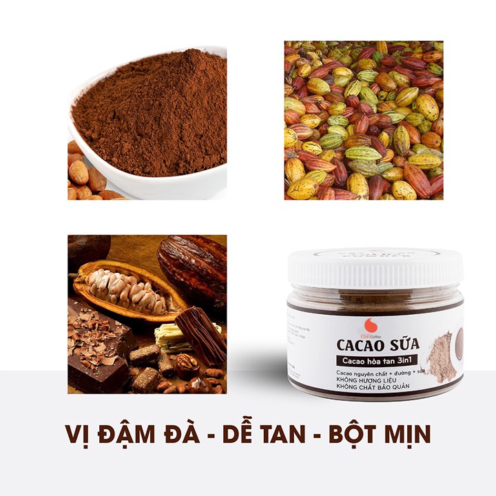 [Mã BMBAU50 giảm 7% đơn 99K] Cacao Sữa Hòa tan Light Coffee Combo 2 Hũ x 230g