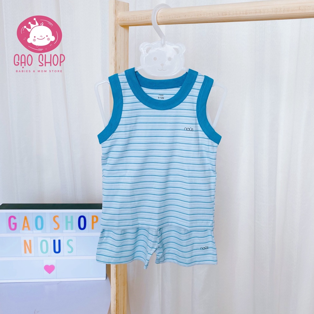 Bộ Ba Lỗ Nous Chất Cotton Mềm Mát Cho Bé
