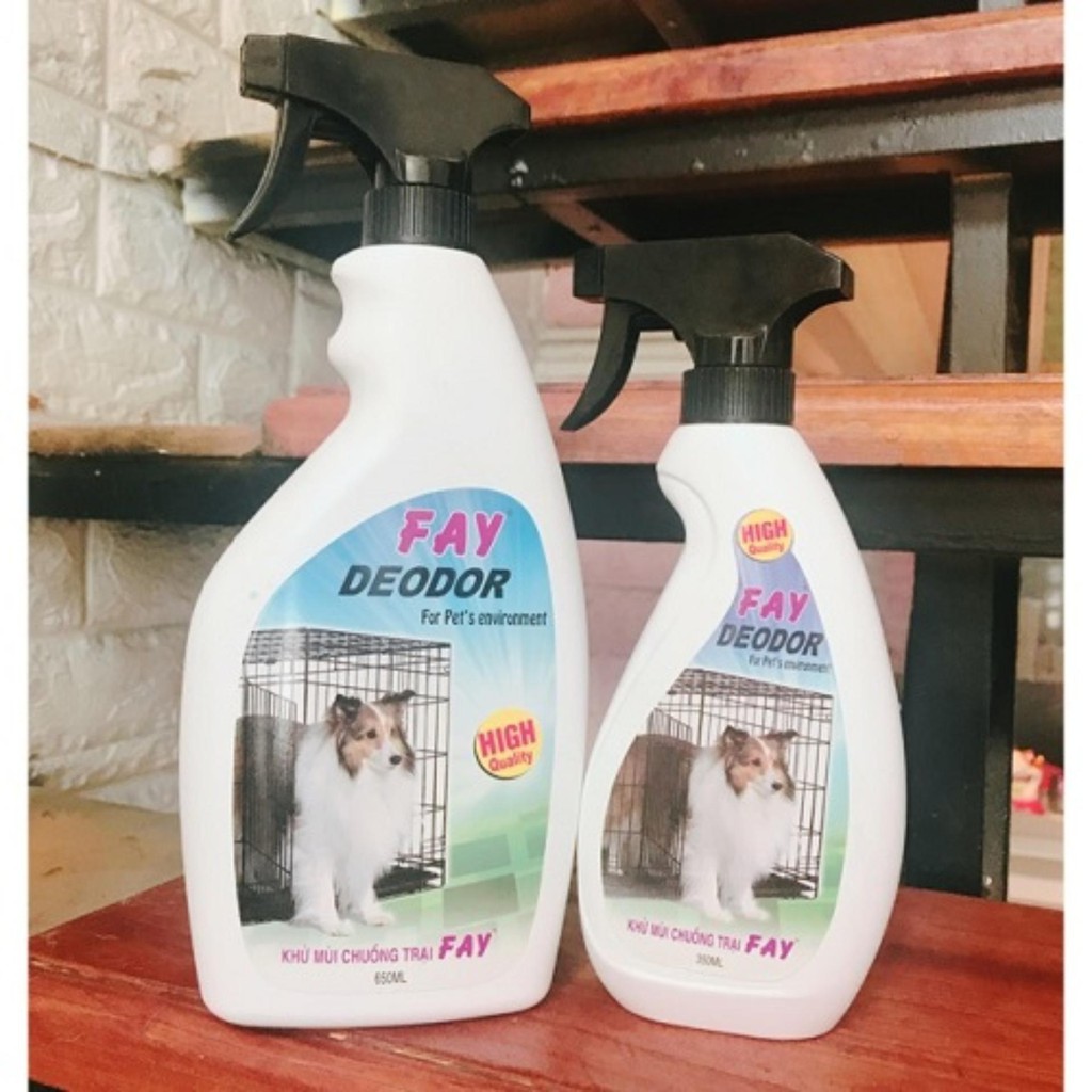 [ Chính hãng ] Bình xịt khử mùi hôi cho chó mèo - Fay 350ml