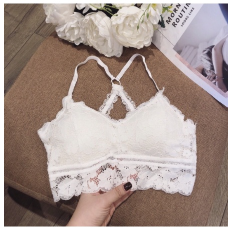 Hàng cao cấp - Áo bra ren hoa đệm bàn tay nâng ngực MS1013